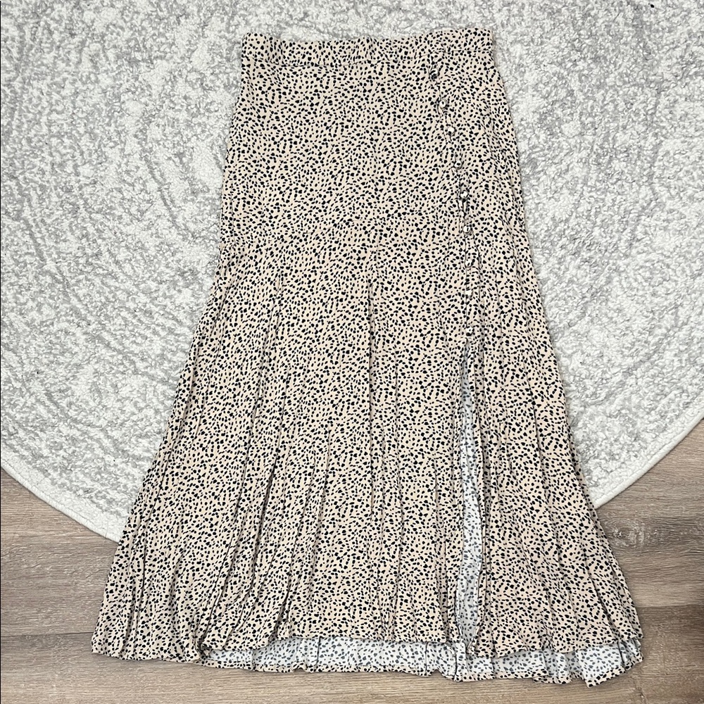 American Eagle cheetah print maxi skirt